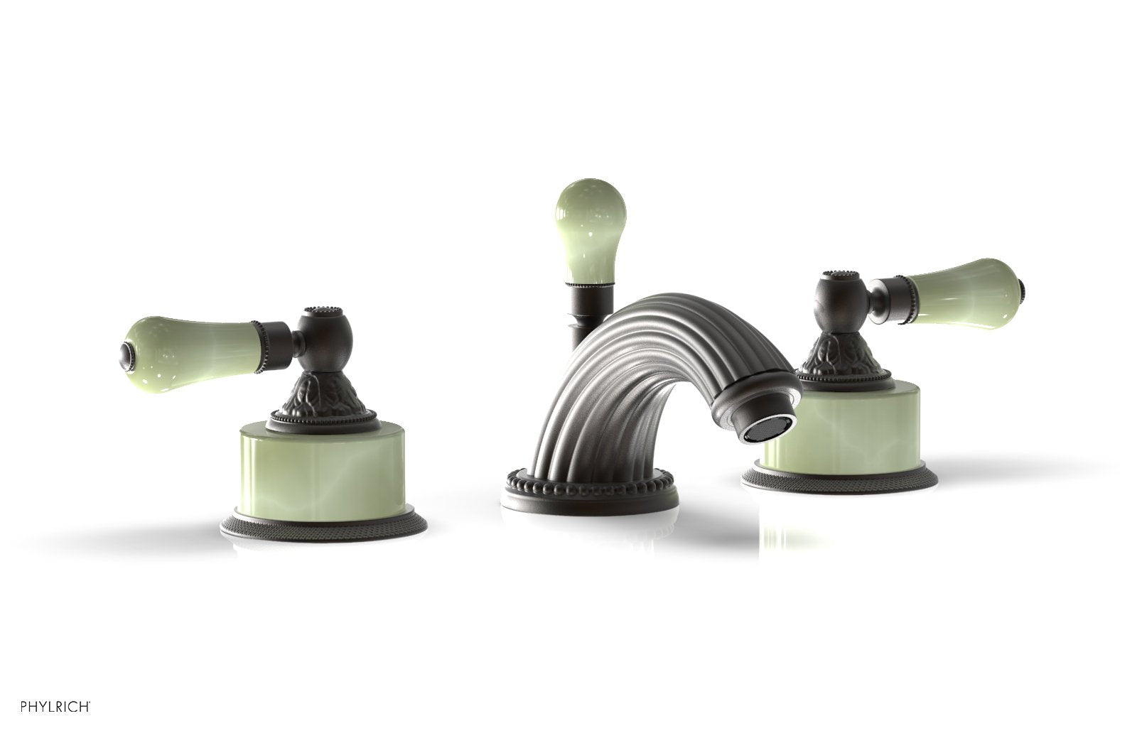 Phylrich VERSAILLES Widespread Faucet - Green Onyx
