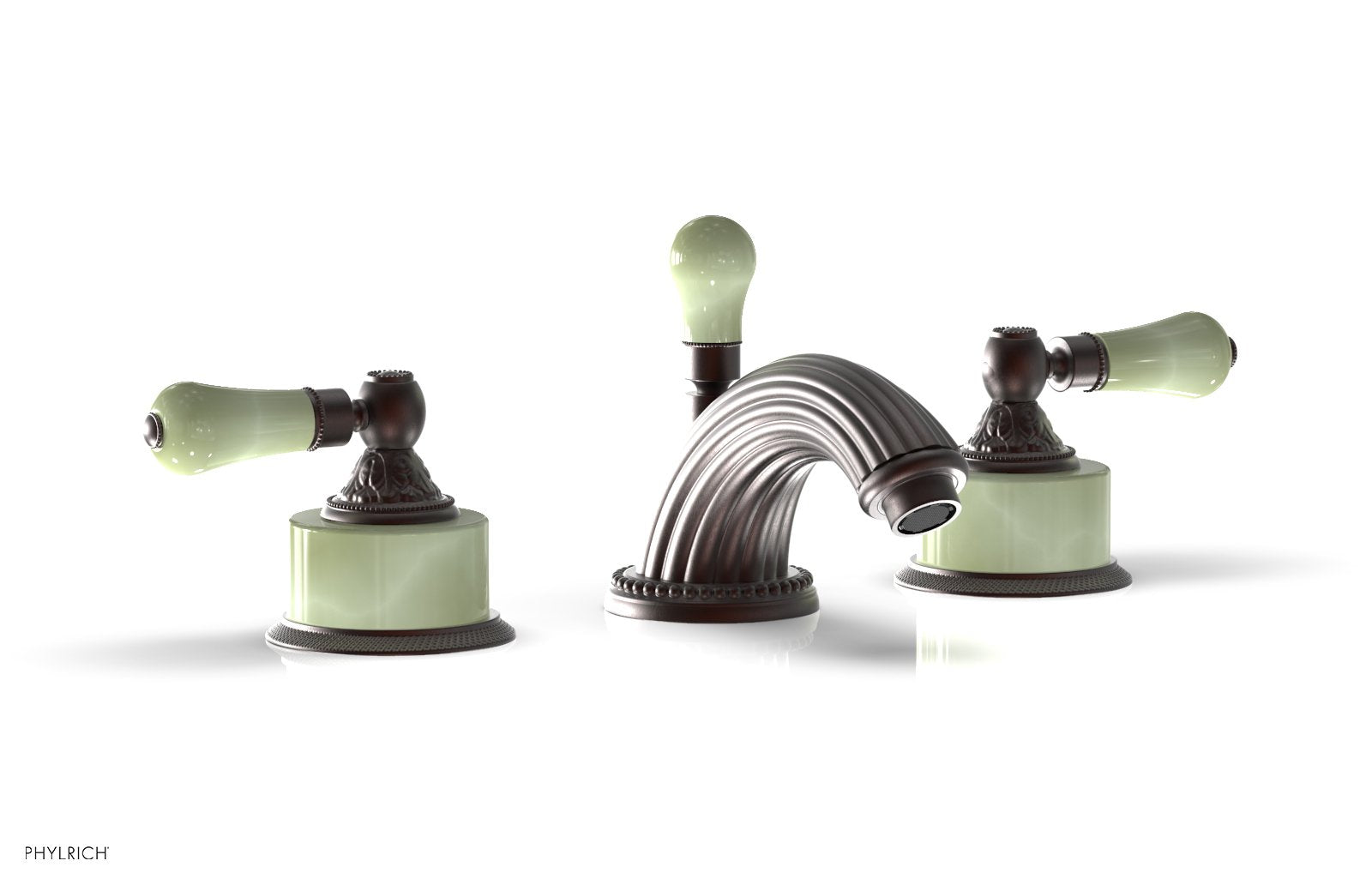 Phylrich VERSAILLES Widespread Faucet - Green Onyx