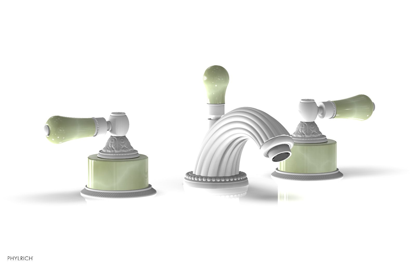 Phylrich VERSAILLES Widespread Faucet - Green Onyx