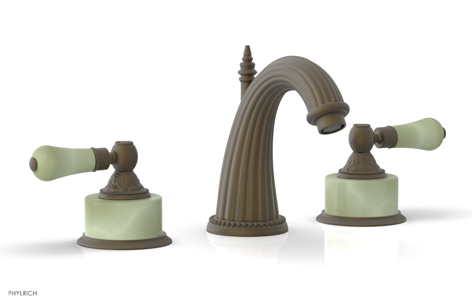 Phylrich VERSAILLES Widespread Faucet - Green Onyx