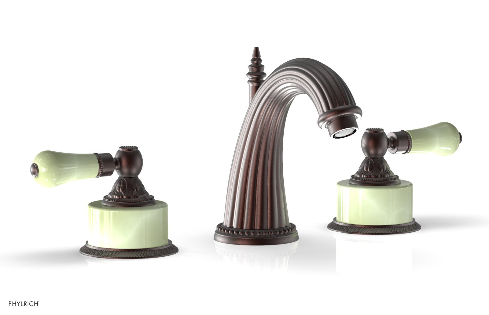 Phylrich VERSAILLES Widespread Faucet - Green Onyx