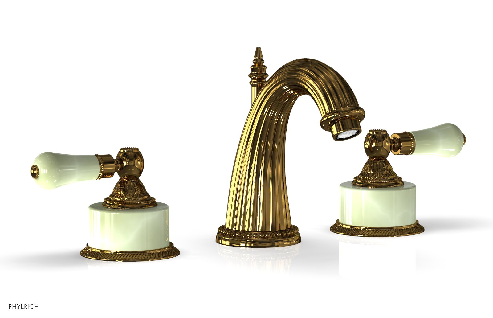 Phylrich VERSAILLES Widespread Faucet - Green Onyx