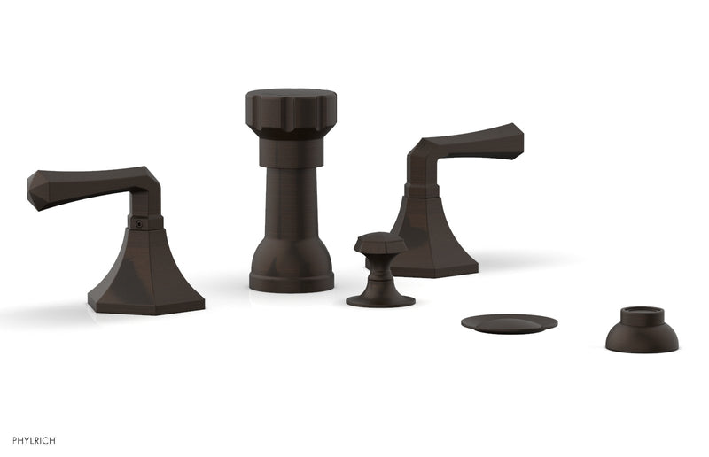 Phylrich LE VERRE & LA CROSSE Four Hole Bidet Set