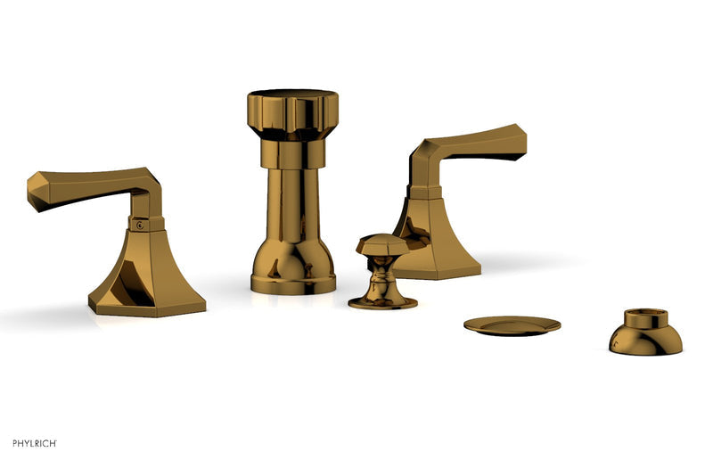 Phylrich LE VERRE & LA CROSSE Four Hole Bidet Set