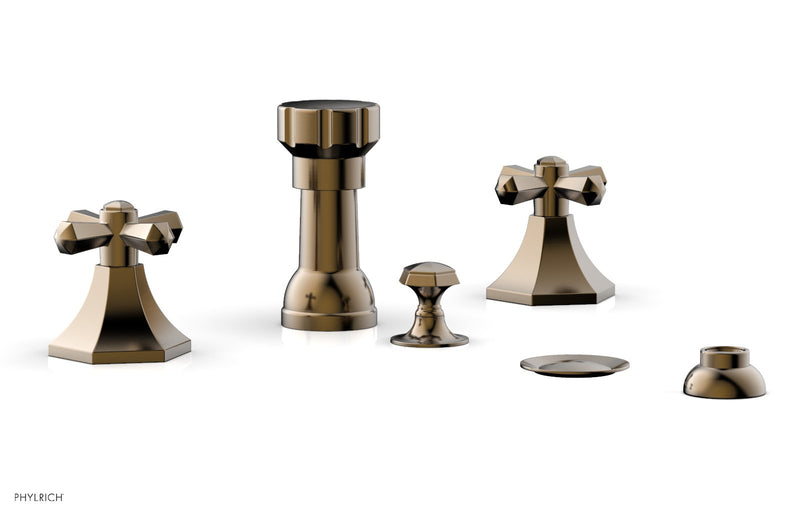 Phylrich LE VERRE & LA CROSSE Four Hole Bidet Set