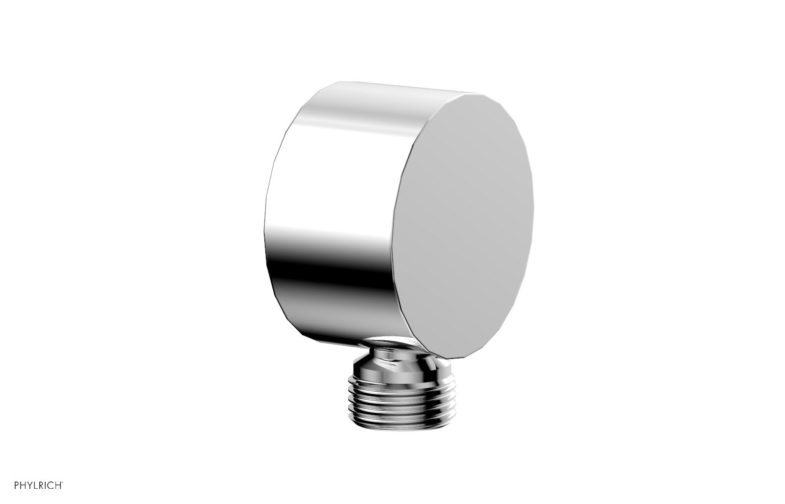 polished chrome connector