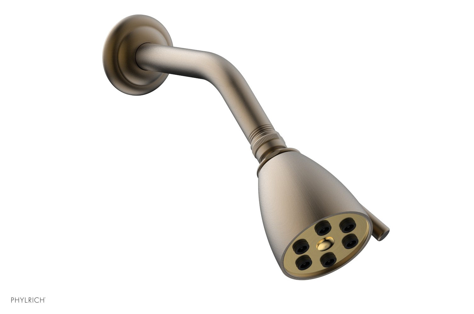 Phylrich 6 Jet Smooth Shower Head 2-3/4"