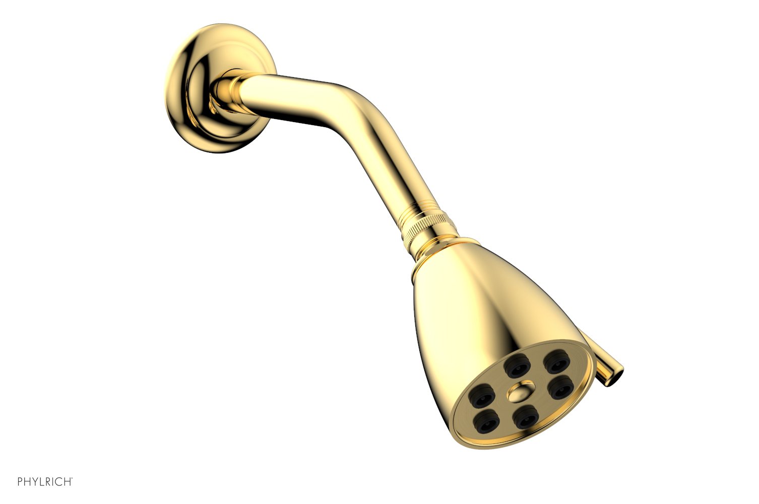 Phylrich 6 Jet Smooth Shower Head 2-3/4"