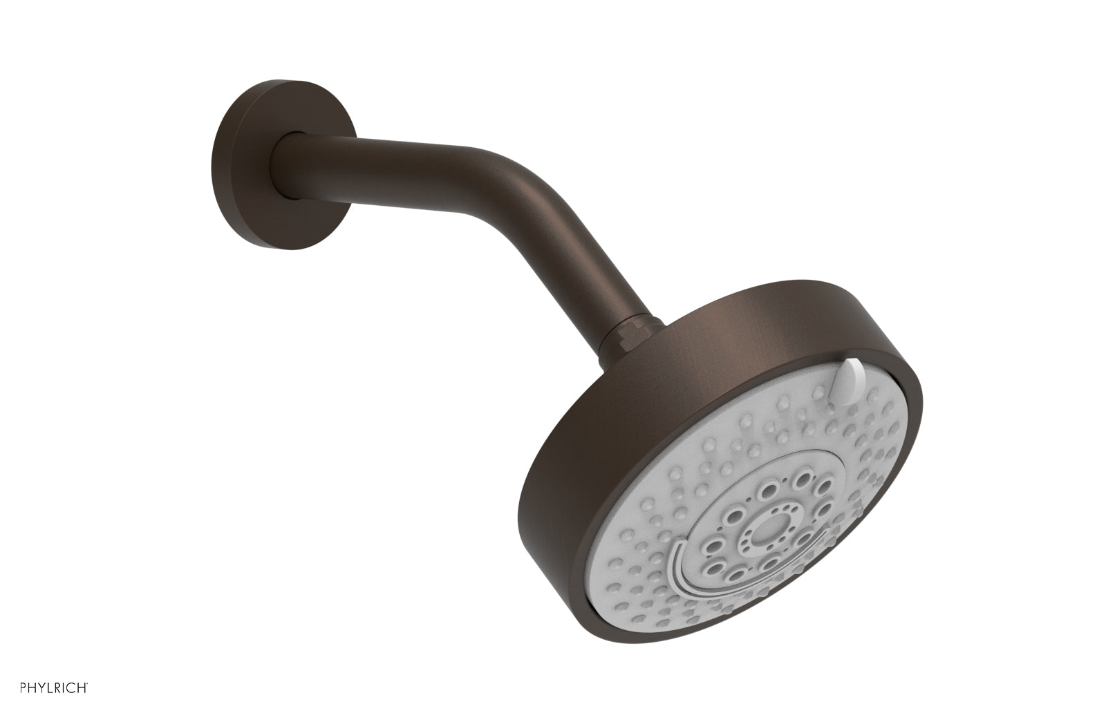 Phylrich 5" Contemporary Shower Head - 4 Functions