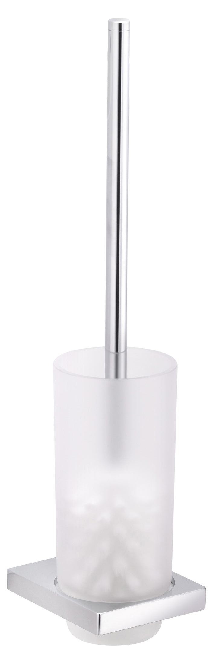 brushed nickel toilet brush