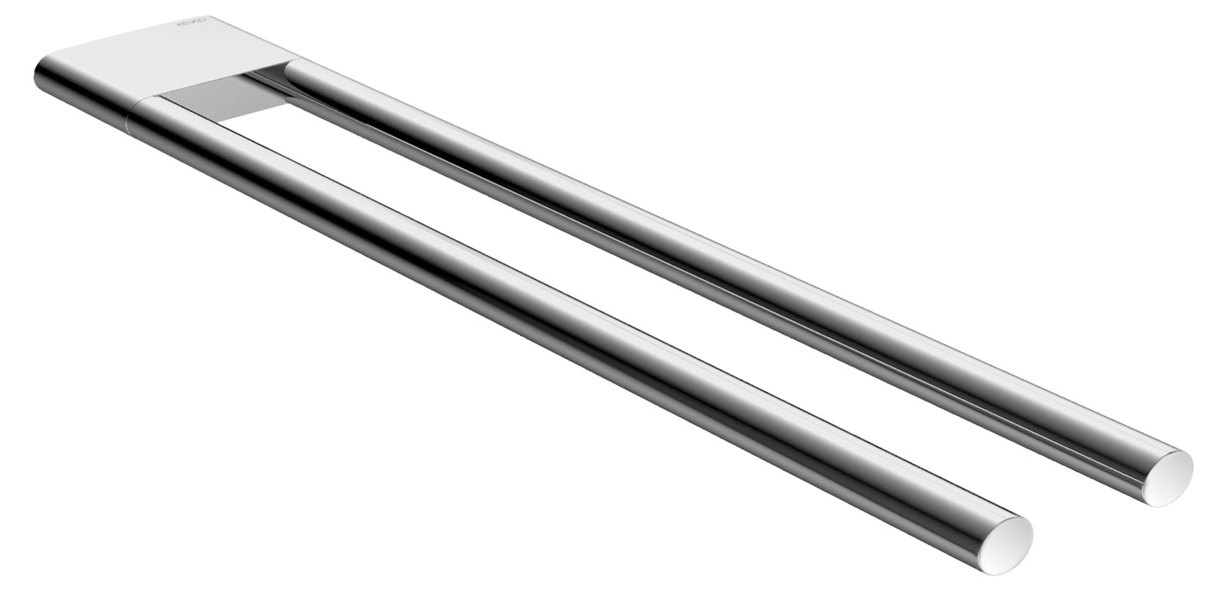 polished chrome towel holder