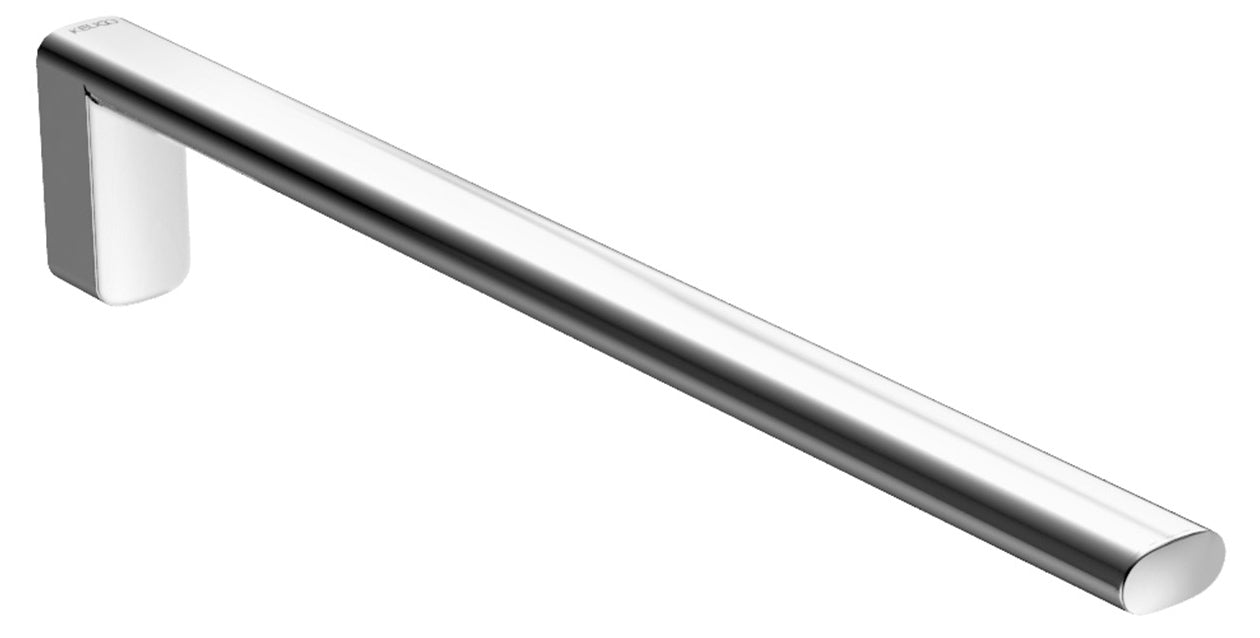 polished chrome towel holder