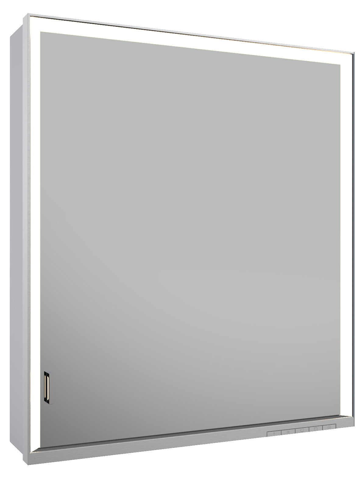 aluminum mirror cabinet
