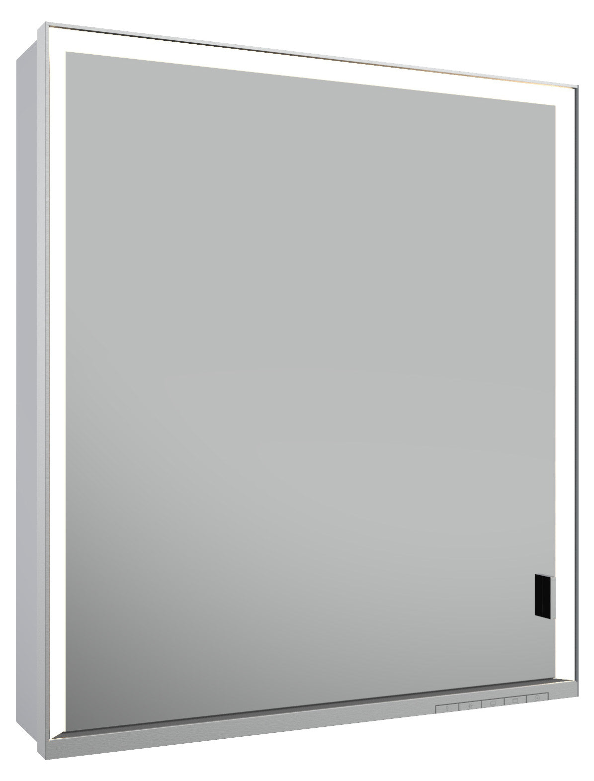 aluminum mirror cabinet