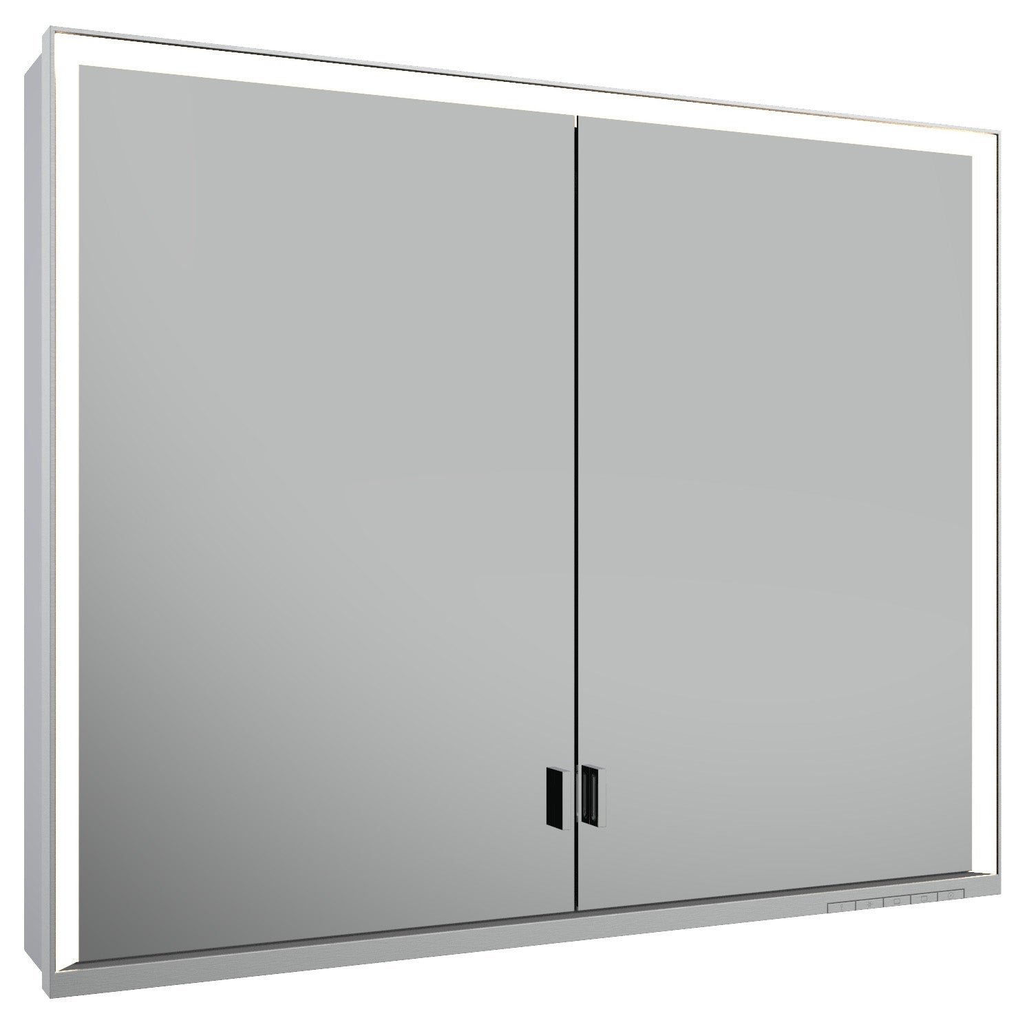 aluminum mirror cabinet