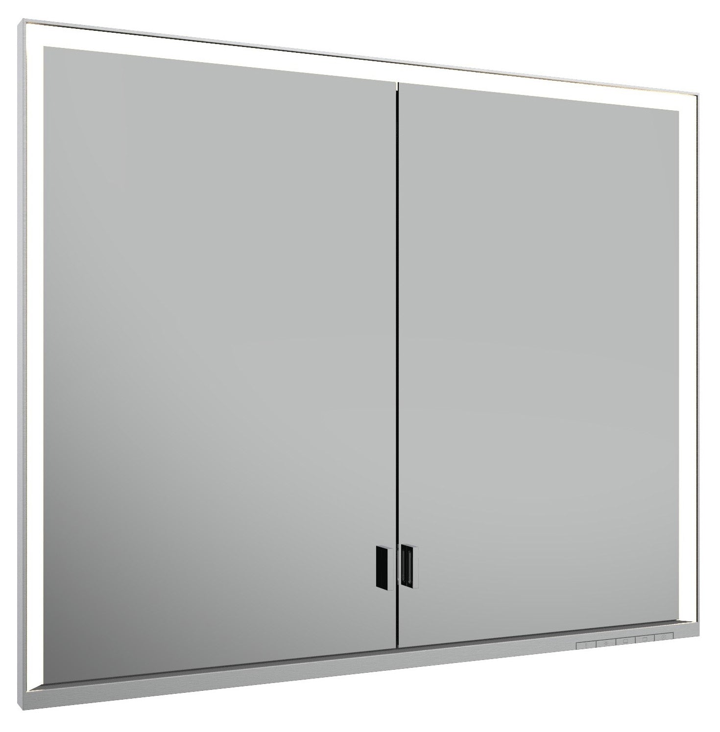 aluminum mirror cabinet