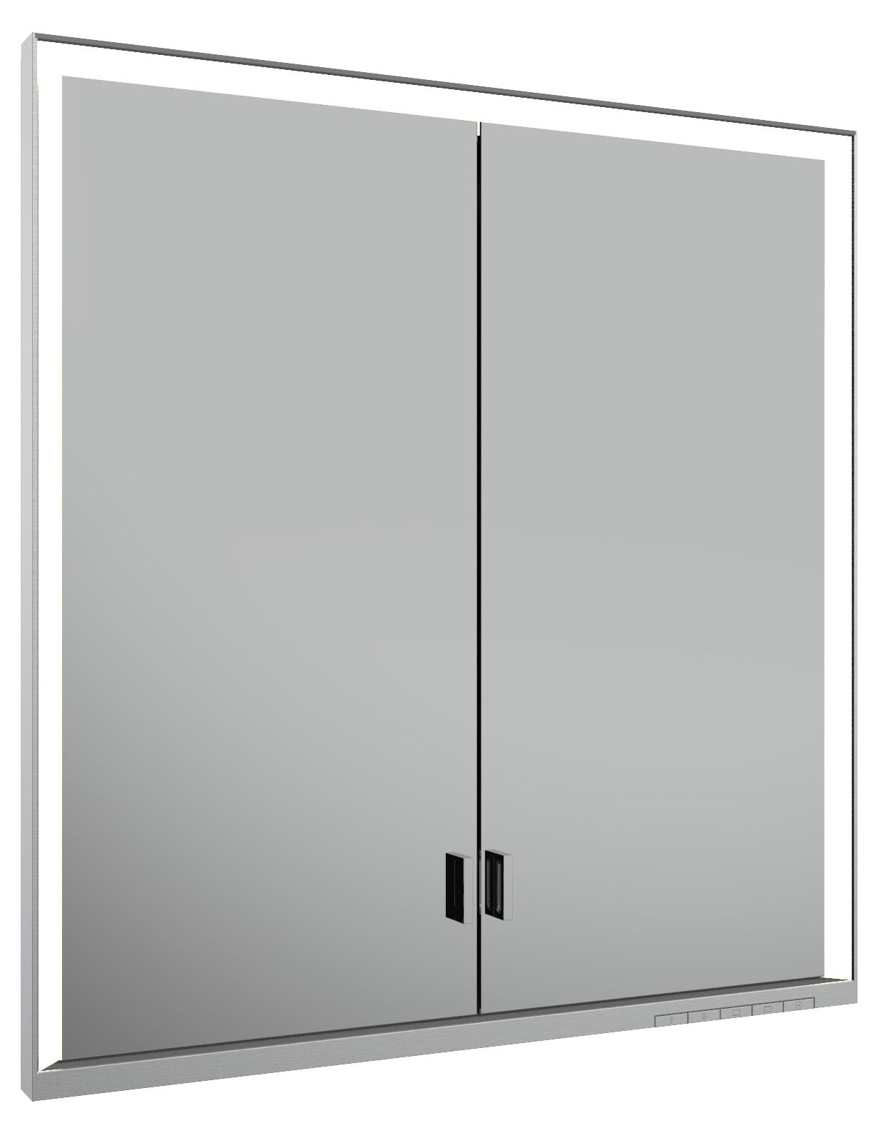 aluminum mirror cabinet