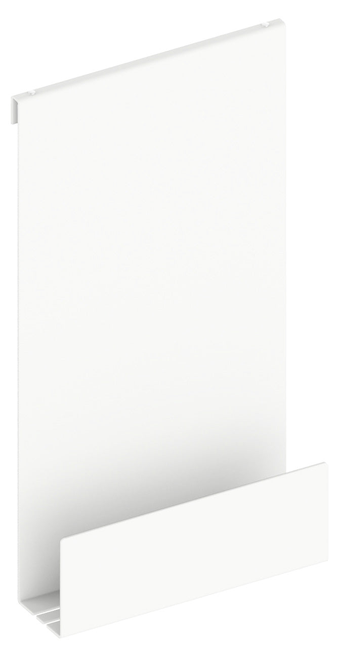 matte white shower shelf