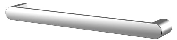 polished chrome support rail