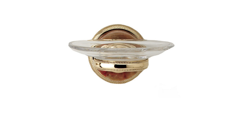 polished chrome soap dish