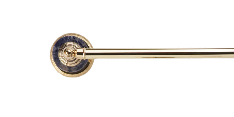 polished chrome towel bar