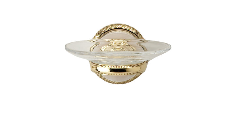 polished chrome soap dish