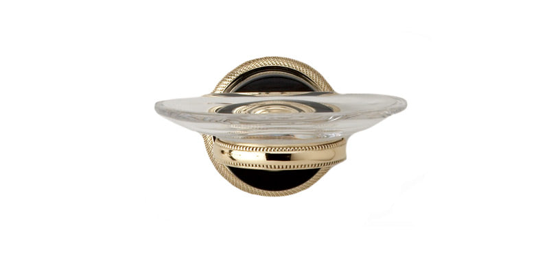 polished chrome soap dish