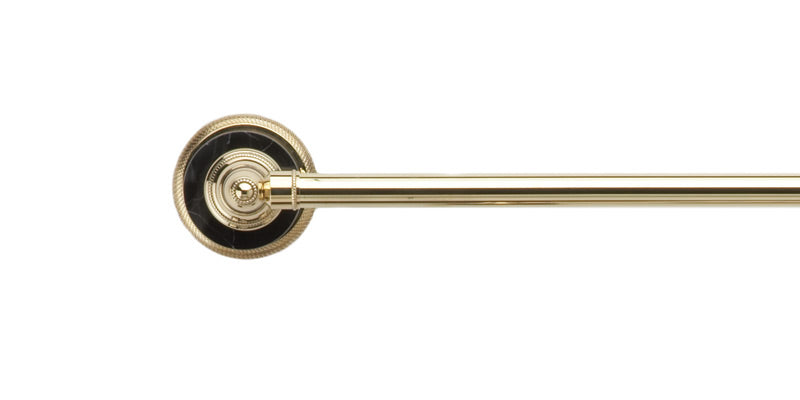 polished chrome towel bar