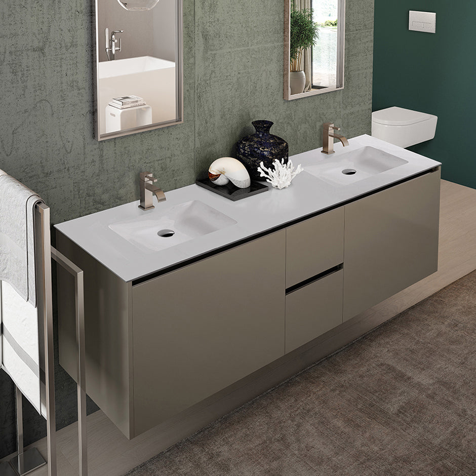 gloss white sink