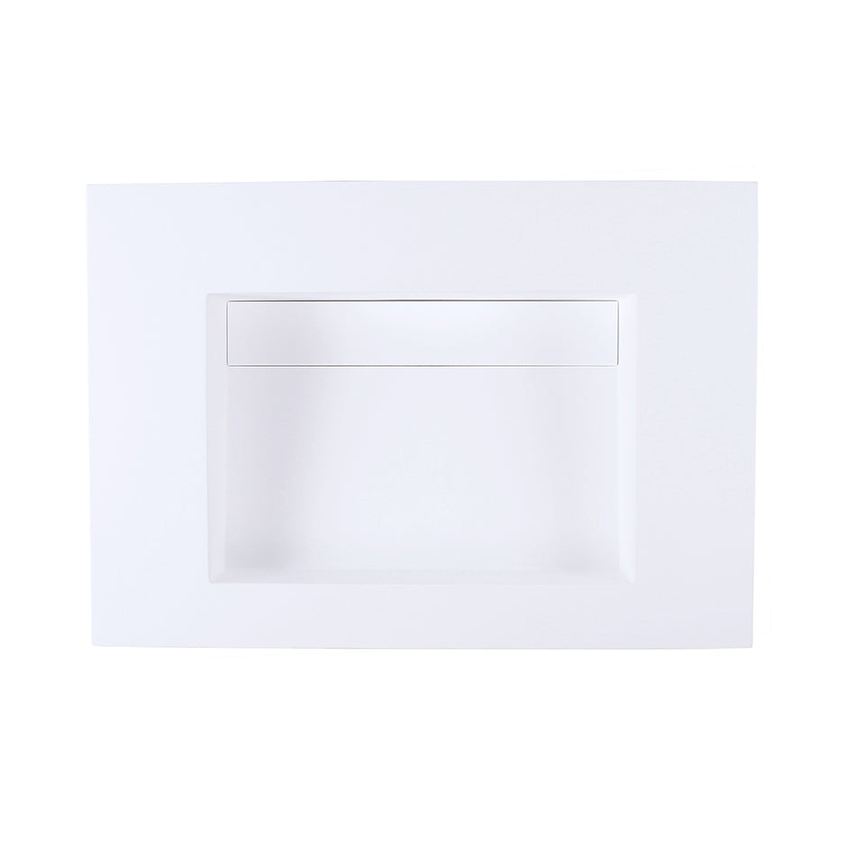 matte white sink