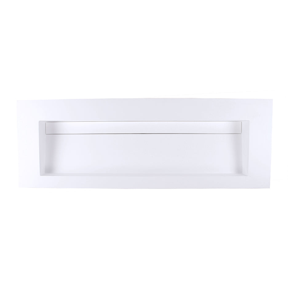 matte white sink