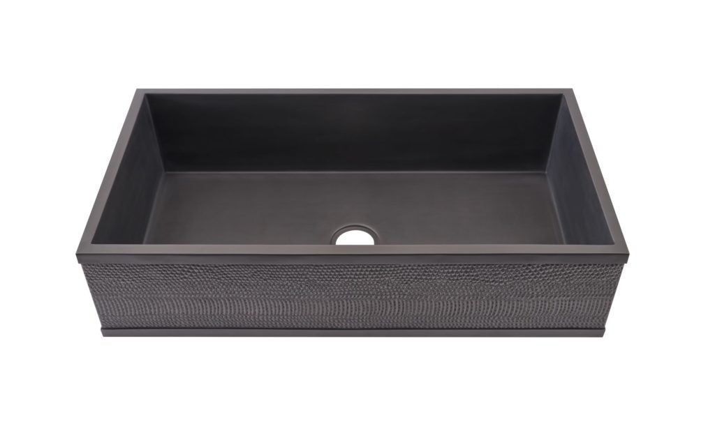 matte black snake sink