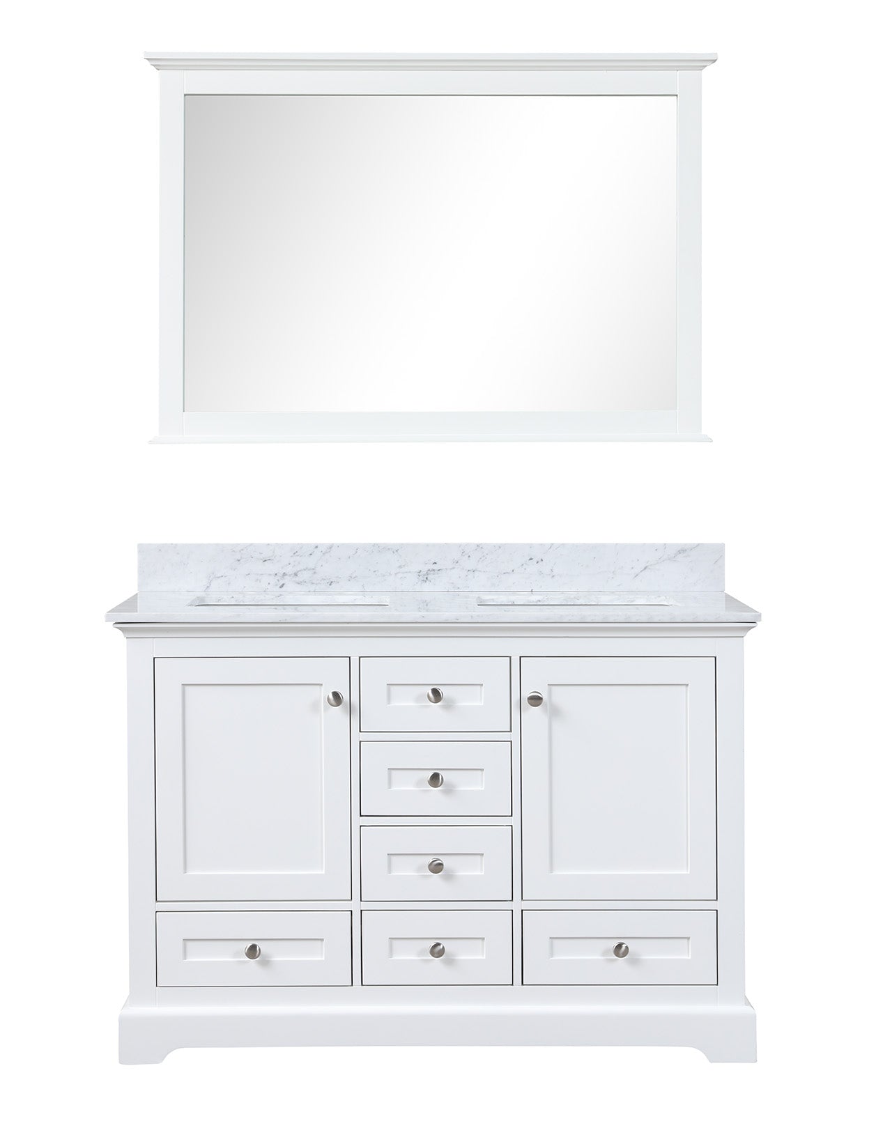 Lexora Dukes 48 in. W x 22 in. D Double Bath Vanity