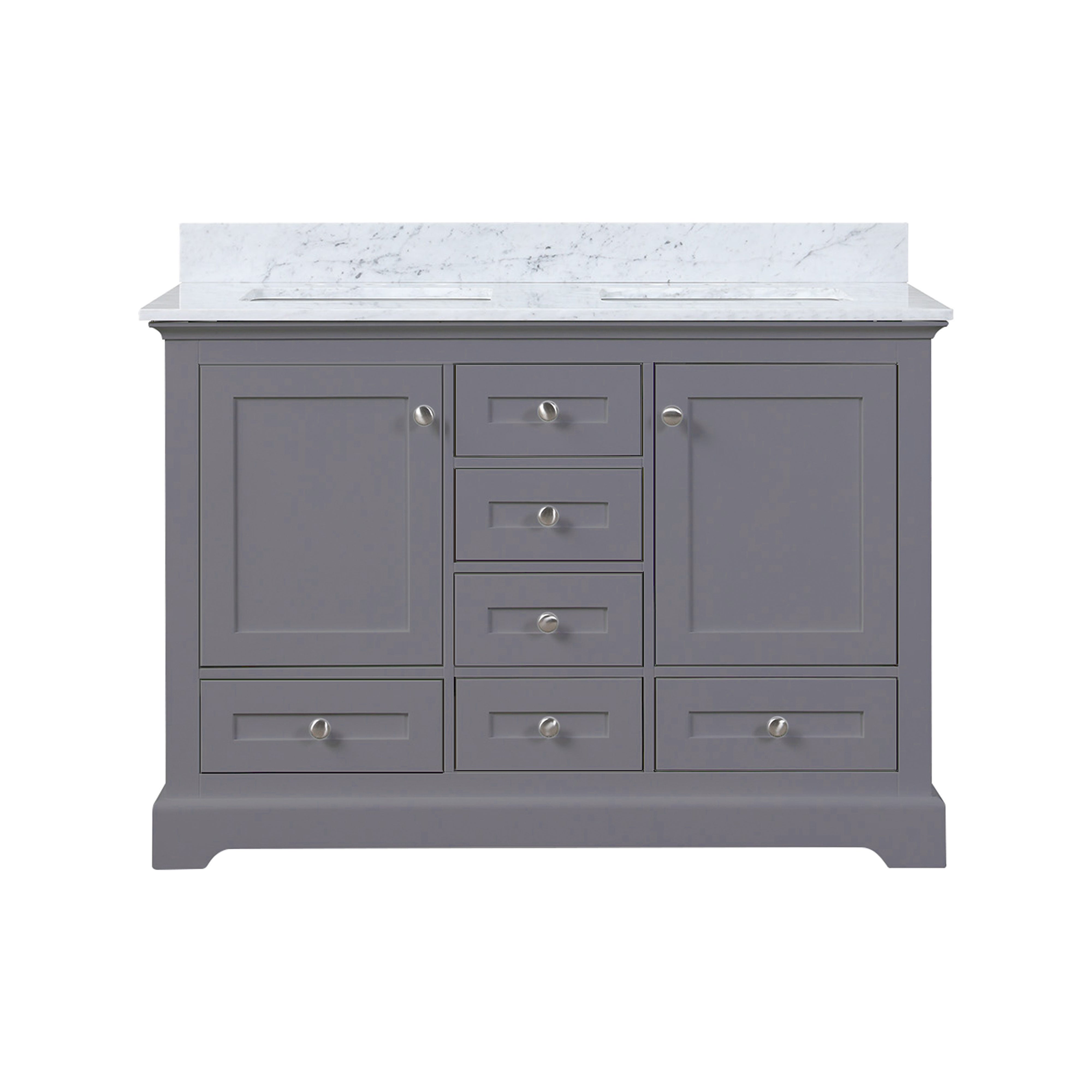 Lexora Dukes 48 in. W x 22 in. D Double Bath Vanity