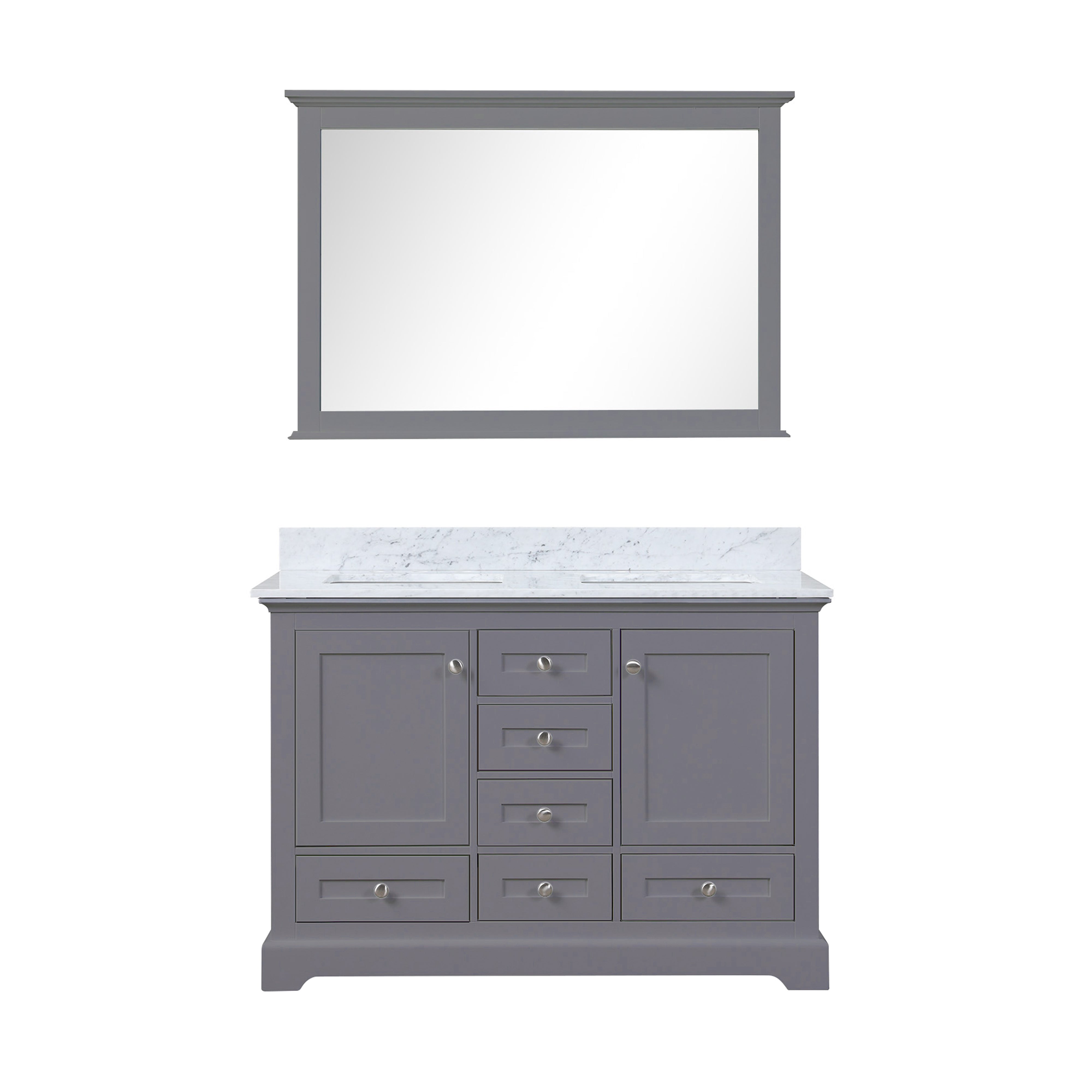 Lexora Dukes 48 in. W x 22 in. D Double Bath Vanity