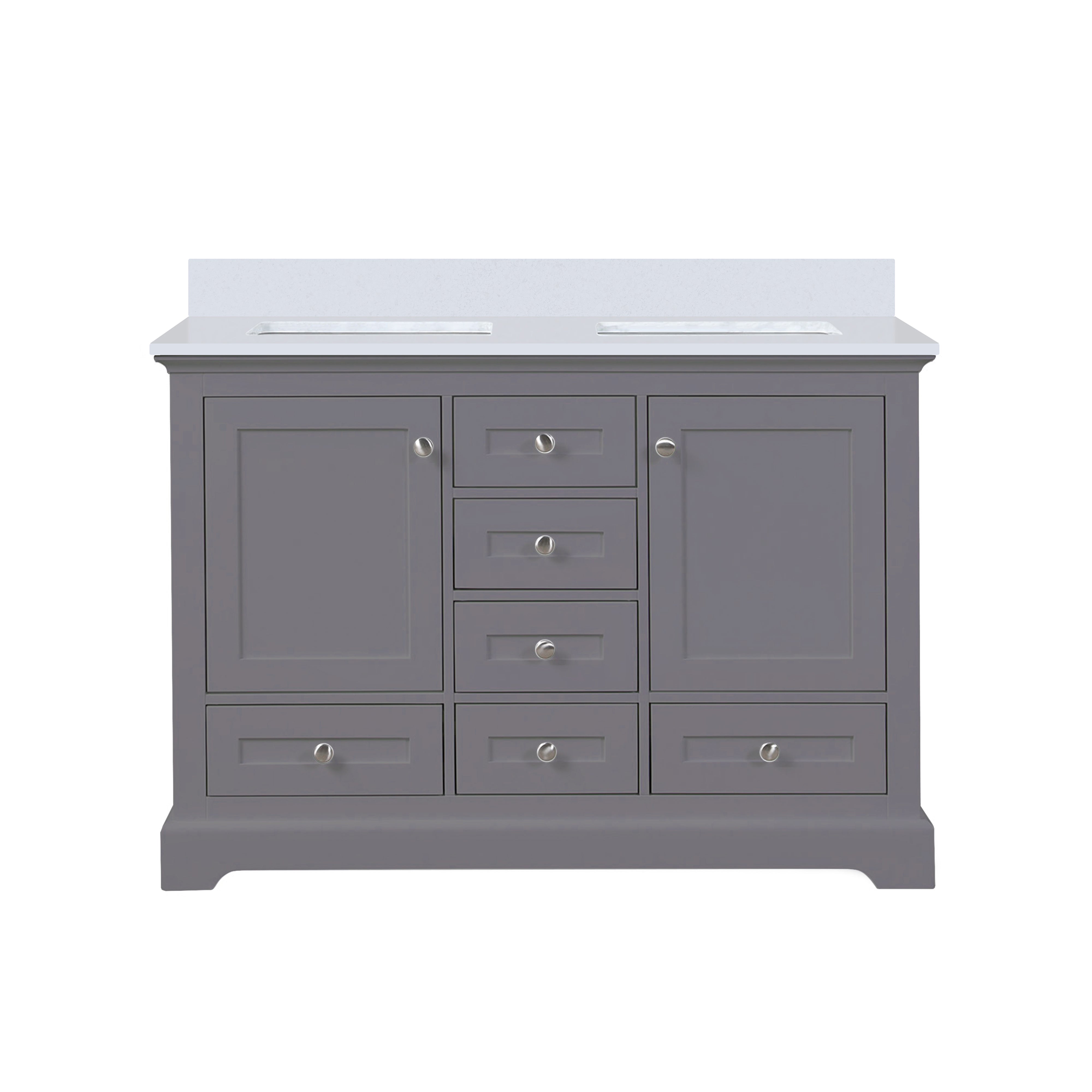 Lexora Dukes 48 in. W x 22 in. D Double Bath Vanity