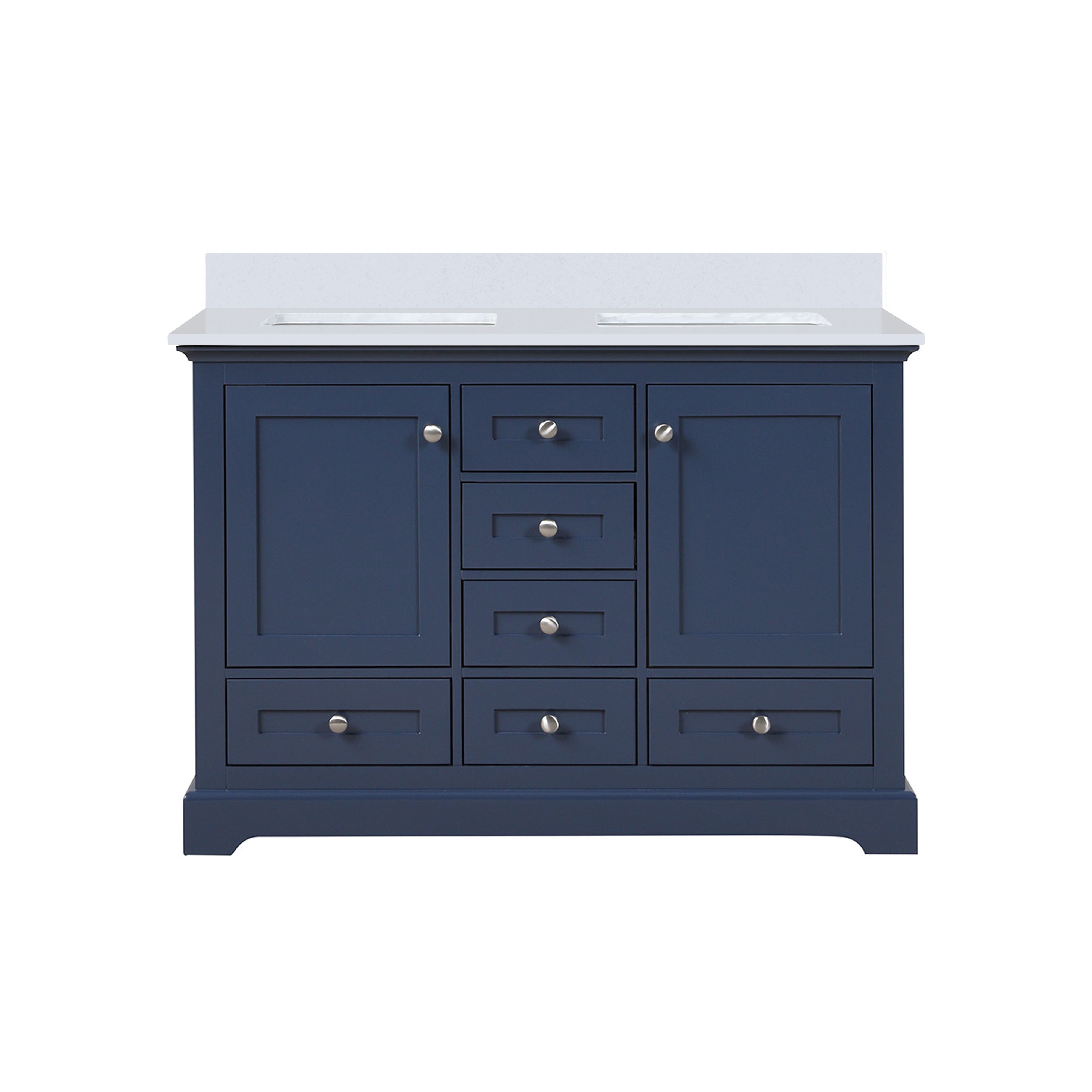 Lexora Dukes 48 in. W x 22 in. D Double Bath Vanity