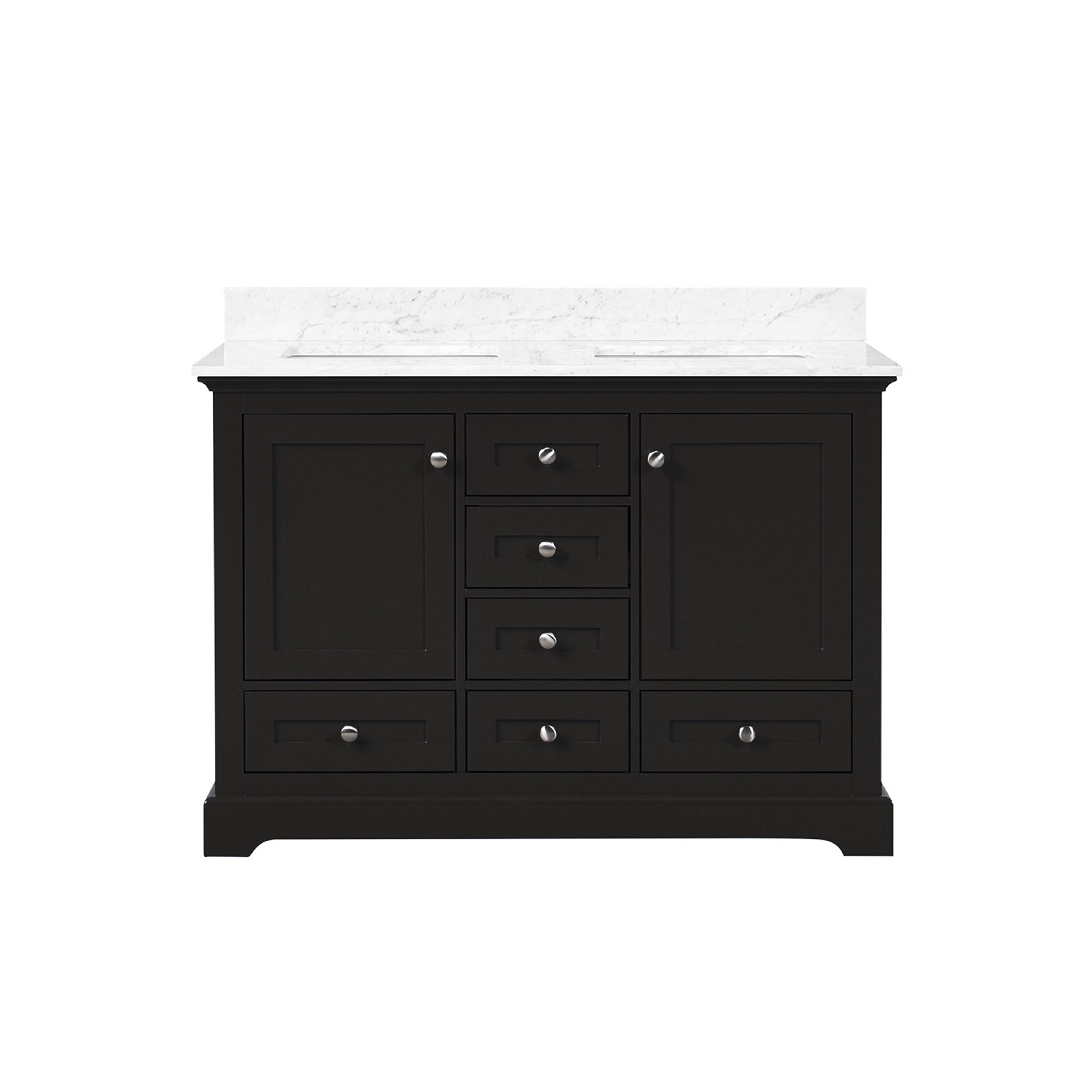 Lexora Dukes 48 in. W x 22 in. D Double Bath Vanity