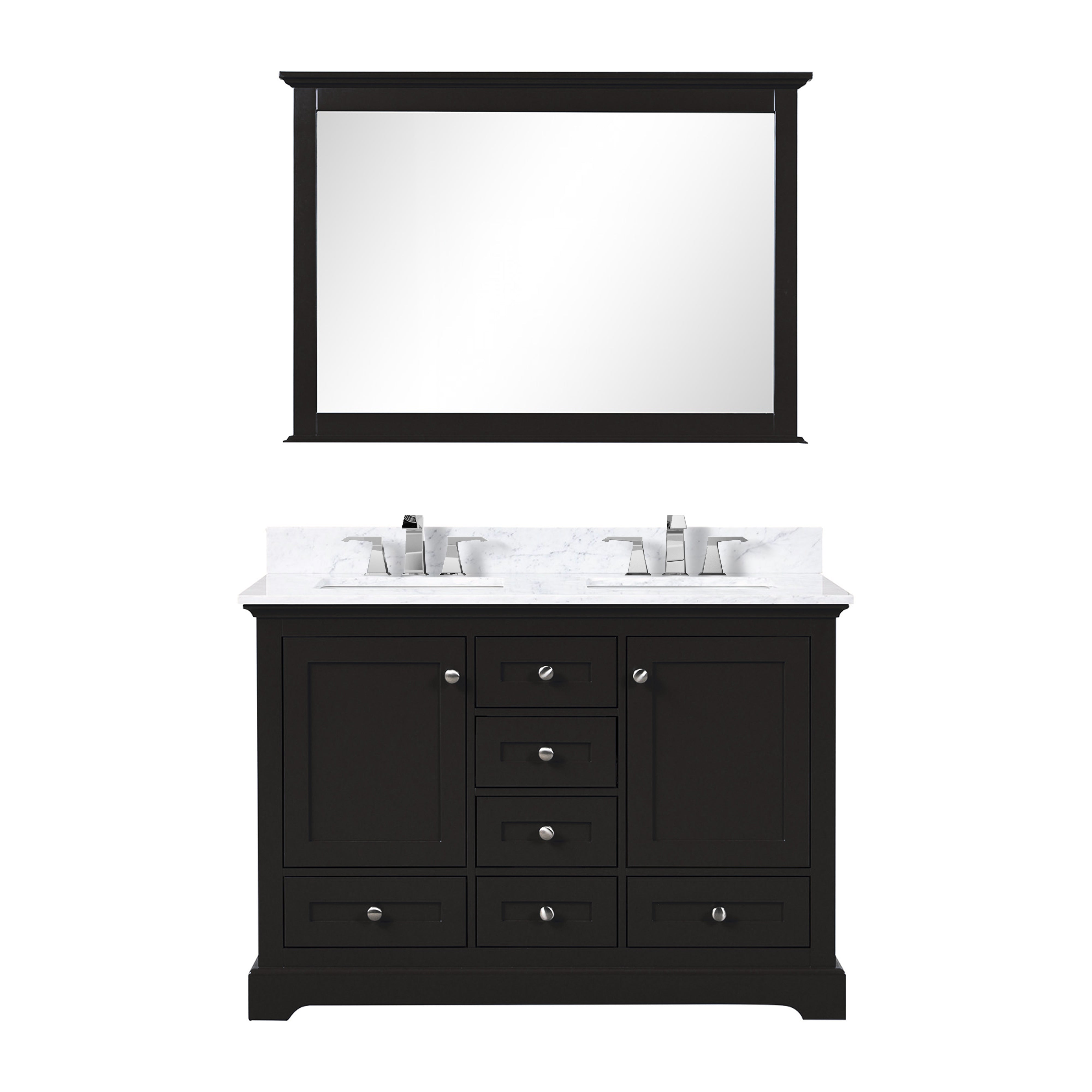 Lexora Dukes 48 in. W x 22 in. D Double Bath Vanity