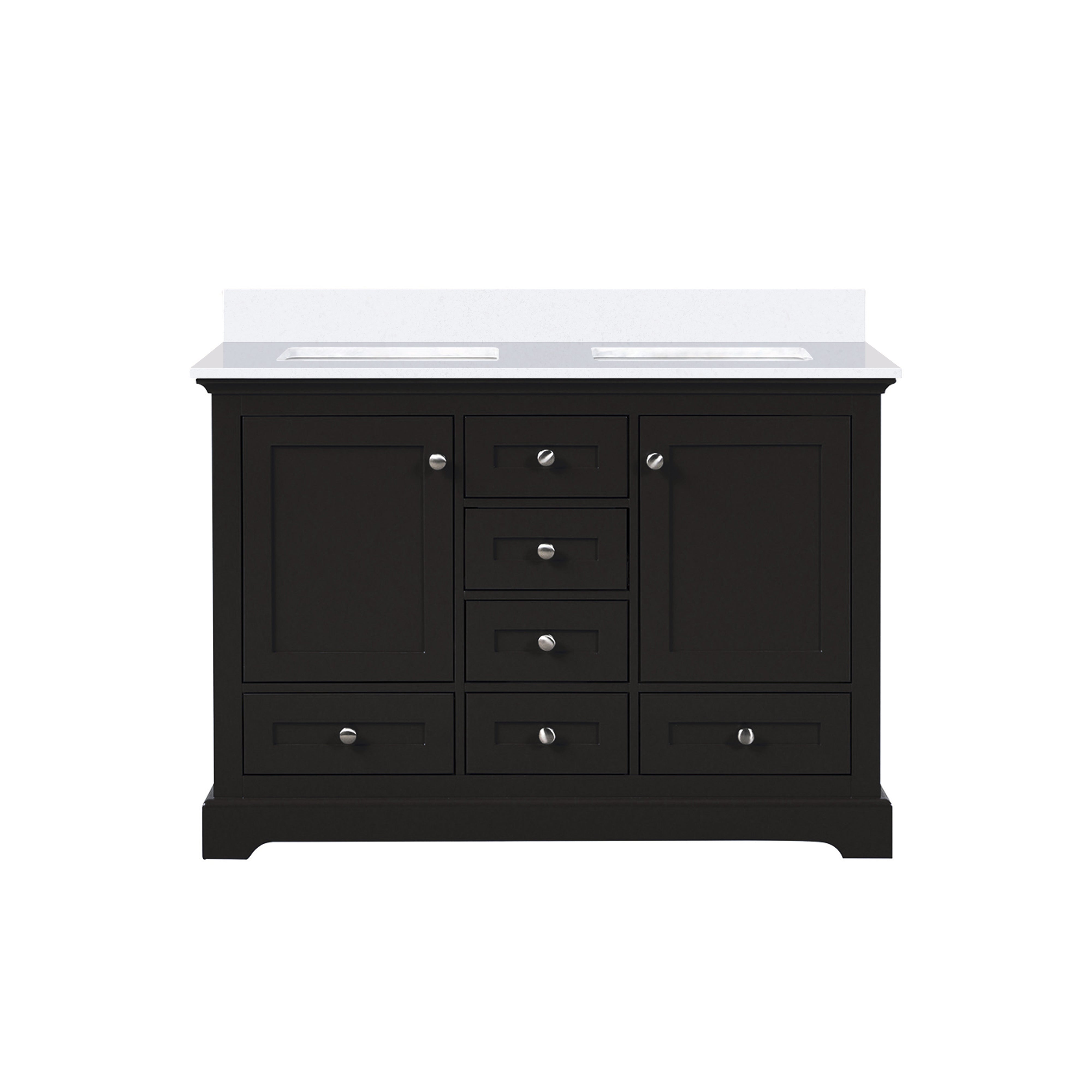 Lexora Dukes 48 in. W x 22 in. D Double Bath Vanity