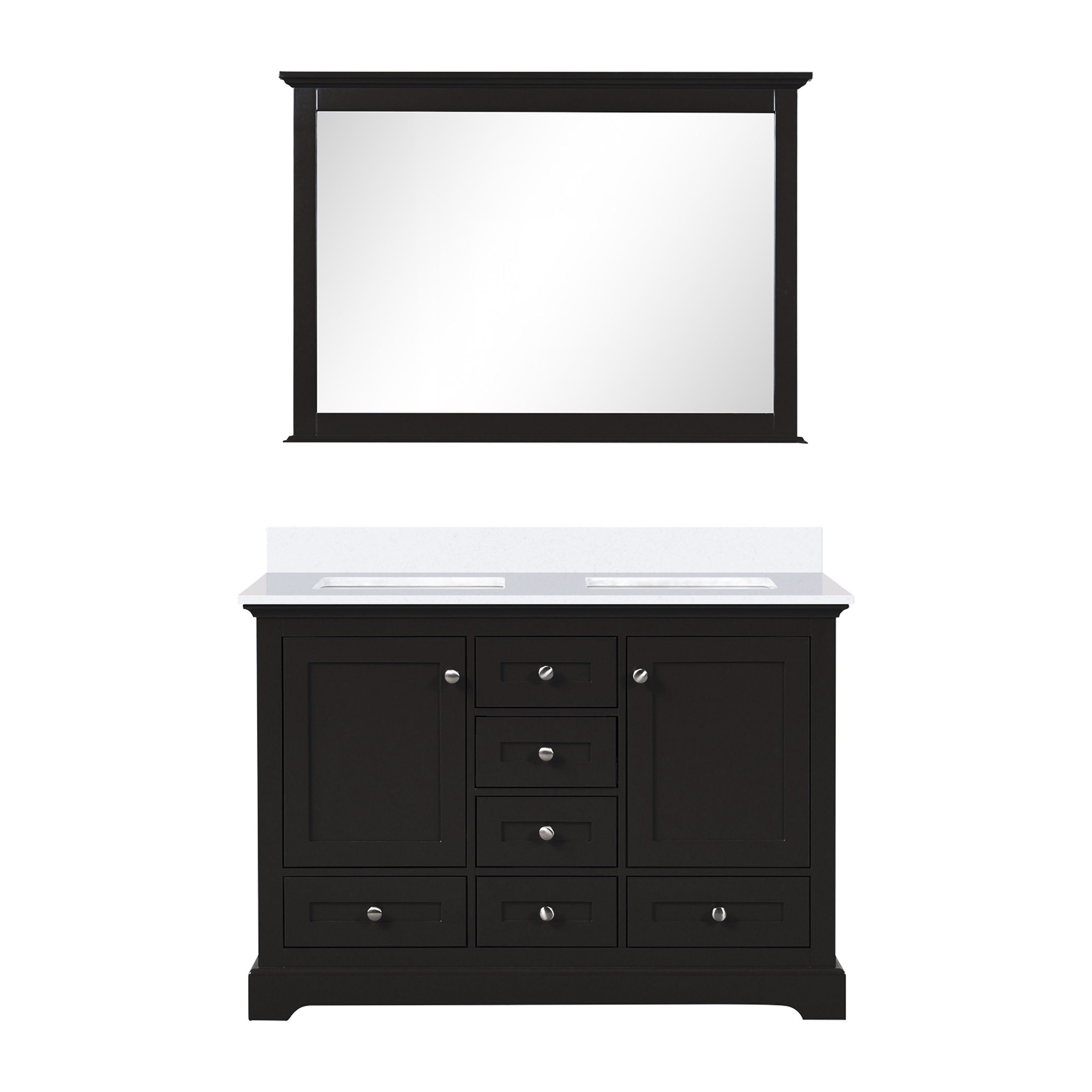 Lexora Dukes 48 in. W x 22 in. D Double Bath Vanity