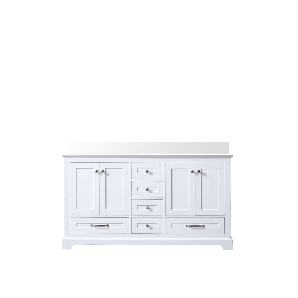 Lexora Dukes 60 in. W x 22 in. D Double Bath Vanity