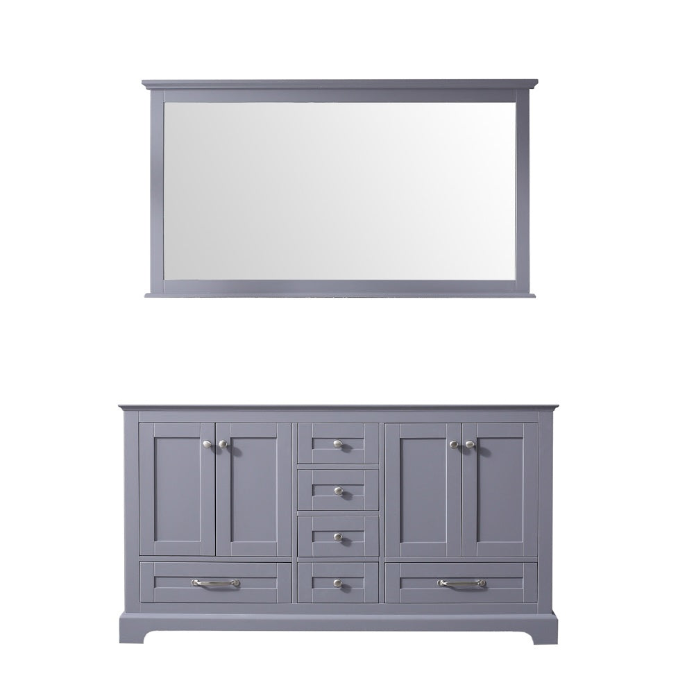 Lexora Dukes 60 in. W x 22 in. D Double Bath Vanity