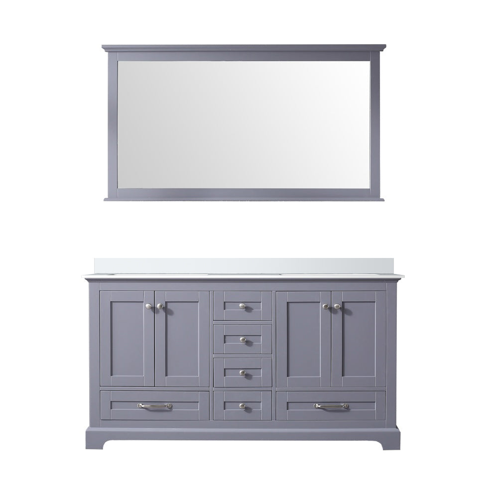 Lexora Dukes 60 in. W x 22 in. D Double Bath Vanity