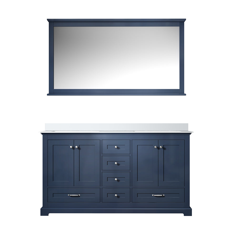 Lexora Dukes 60 in. W x 22 in. D Double Bath Vanity