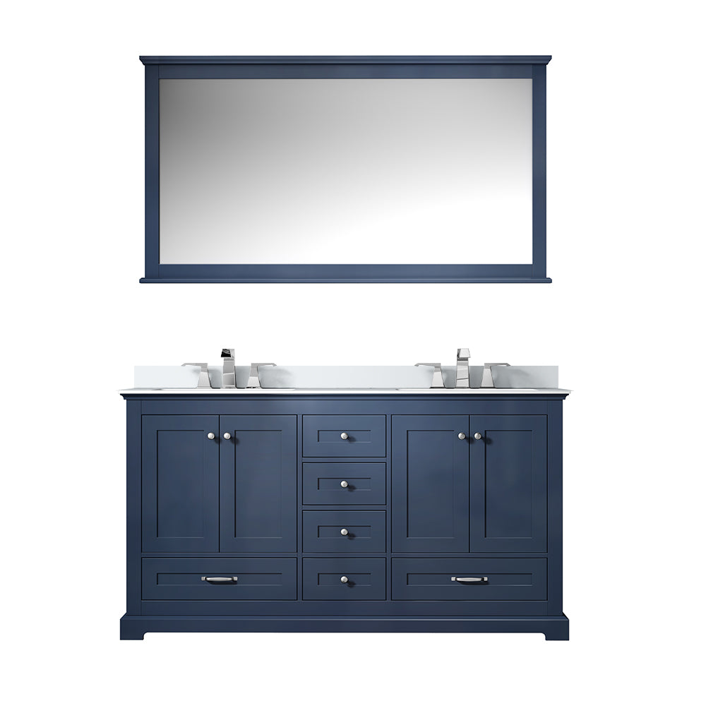 Lexora Dukes 60 in. W x 22 in. D Double Bath Vanity