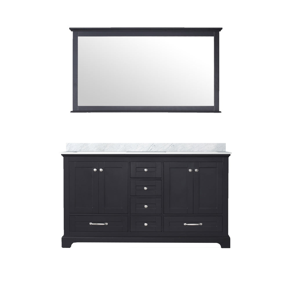 Lexora Dukes 60 in. W x 22 in. D Double Bath Vanity