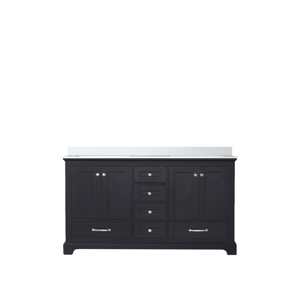 Lexora Dukes 60 in. W x 22 in. D Double Bath Vanity