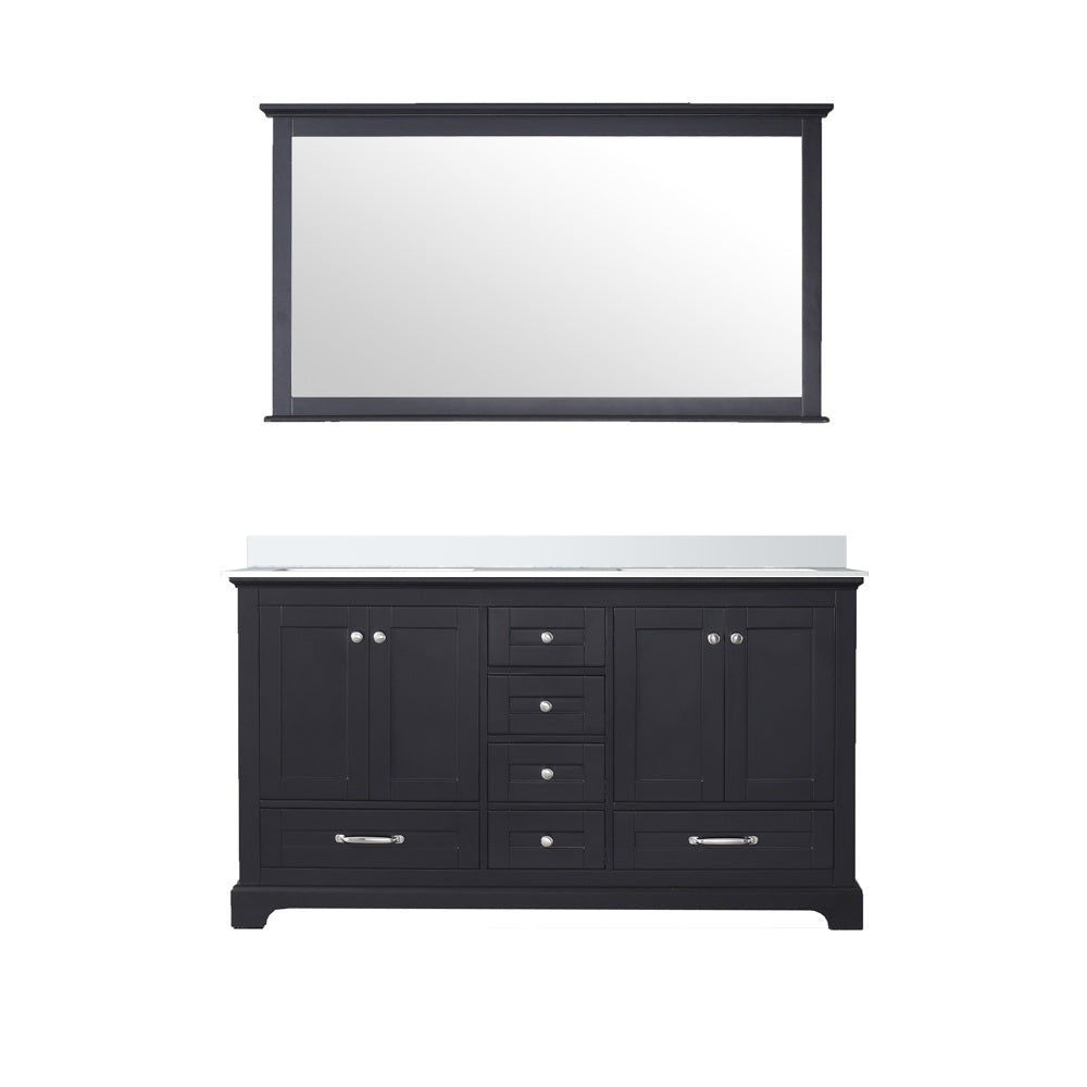 Lexora Dukes 60 in. W x 22 in. D Double Bath Vanity