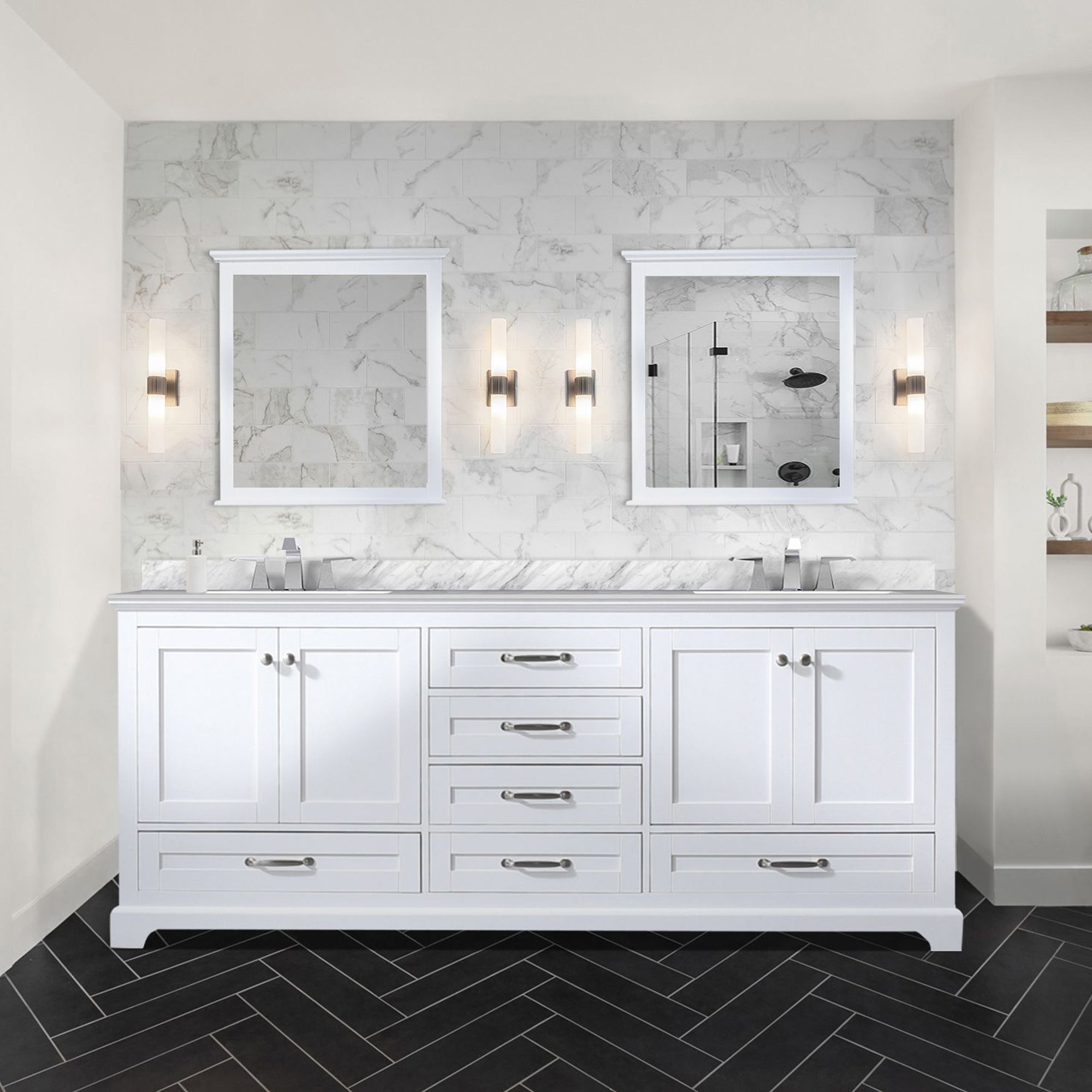 white vanity